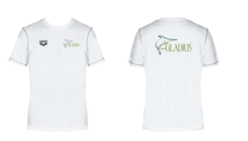 Gladius JUNIOR Arena T-paita iso Gladius -logo selässä ja pieni rinnassa