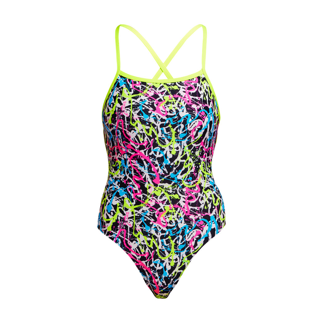 Funkita Ladies Strapped In One Piece - Messed Up