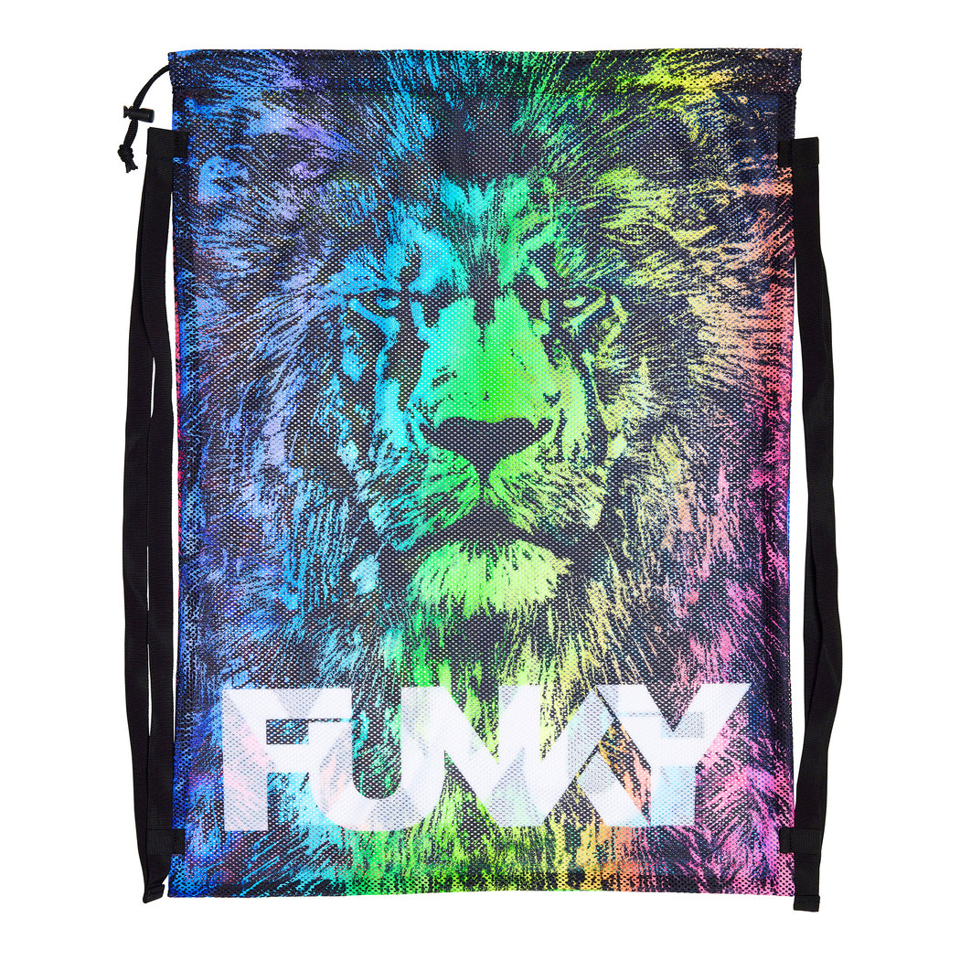 Funky Accessories Mesh Gear Bag - Lions Eyes