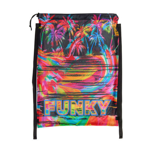 Funky Mesh Gear Bag - Sunset City