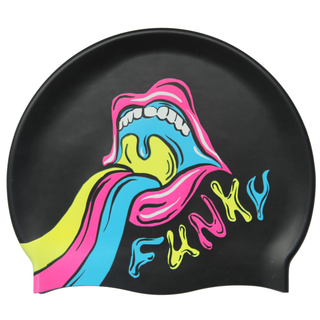 Funky Accessories Silicone Swimming Cap - Slurpee